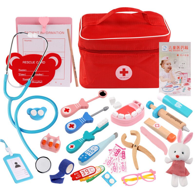 Boys and girls play house wine doctor nurse role-playing toys children all-round medicine box baby birthday gift