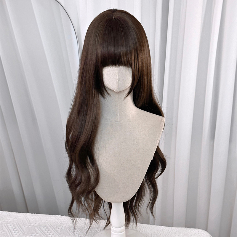 Wig Story + Heartbeat Love Song Long Curly Hair Sweet Gentle Style Cute Daily Elegant Wig Jk Soft Girl Natural Wig Story + Heartbeat Love Song Long Curly Hair Sweet Gentle Style Cute Daily Elegant Wig Jk Soft Girl Natural