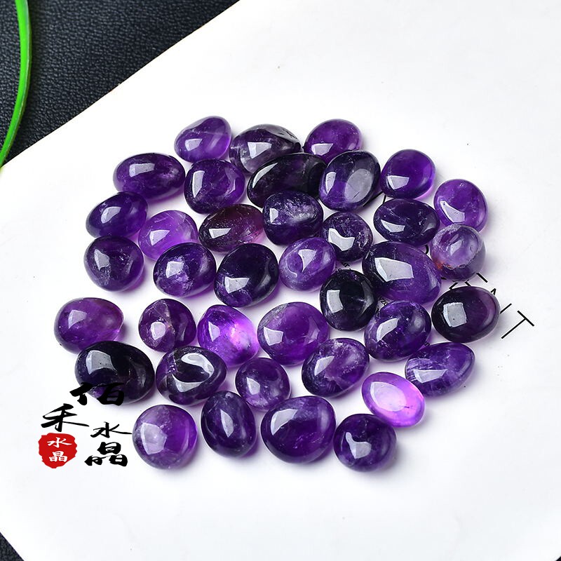 Natural Uruguayan dark amethyst ornament fish tank flower pot landscaping decorative ore specimen stone