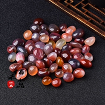 100 Wo Crystal Gravel Africa South Red Agate Small Grain Swing fish tank Ornamental Stones Ornamental Stones