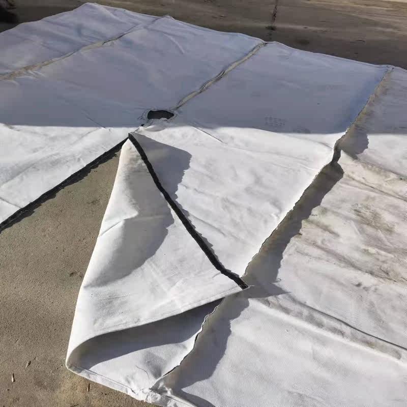 Anti-source landing canvas material canvas 3m * 3M middle 30cm round hole covered canvas along the round canvas