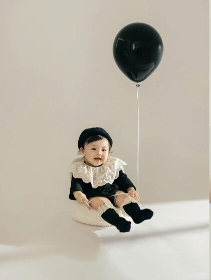 半岁一岁一周岁宝宝拍摄服装婴儿百天拍照衣服道具创意主题出租