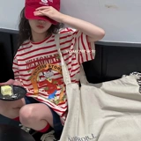 Мультяшная футболка, летняя детская летняя одежда для мальчиков, детская одежда, короткий рукав