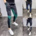 . Thin sweatpants nam mùa hè Hàn Quốc phiên bản của quần cơ thể màu ngẫu nhiên xu hướng đẹp trai quần nhỏ một trăm linh chín điểm 