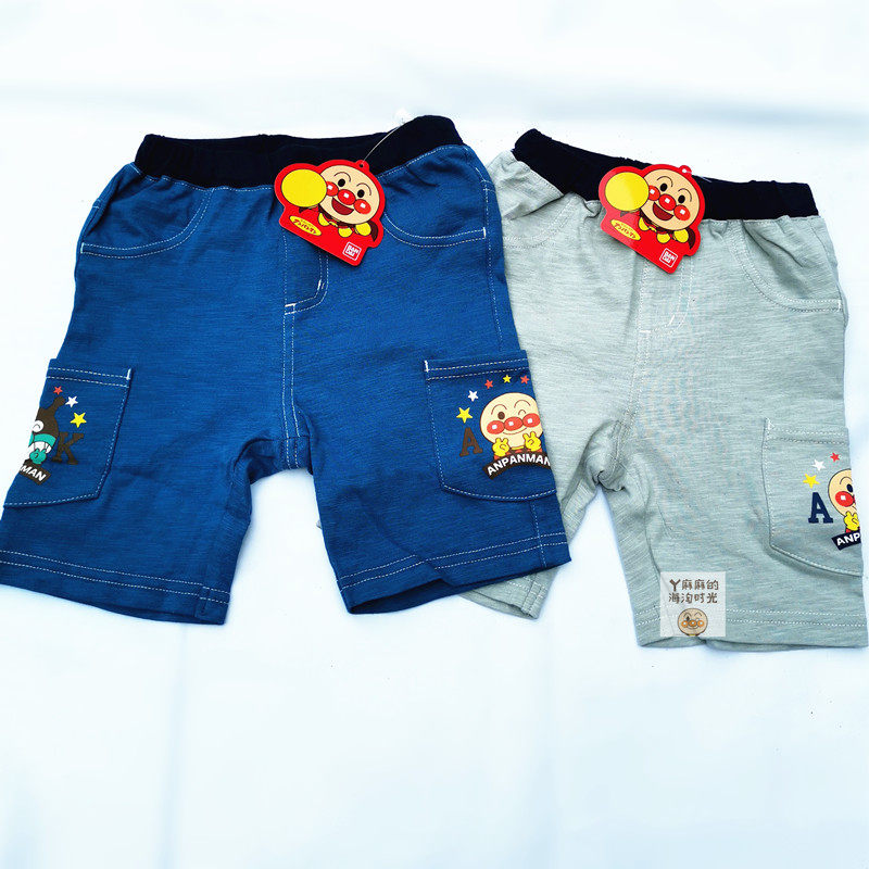 Japan to buy 2020 summer new bread Anpanman baby shorts children's five-point pants pure cotton thin section loose five-point pants
