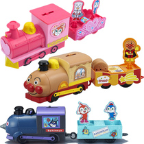 Japanese Breadman electric small train rail car simulation train children Boy educational multifunctional toy