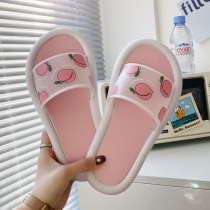 Cool slippers female summer cute ins tide wear home student bedroom bath non-slip home bathroom home h