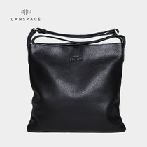 Blue Leather Men Leather shoulder bag Casual Joker Leather Shoulder Bag Large Capacity Fashion Soft Leather Backpack