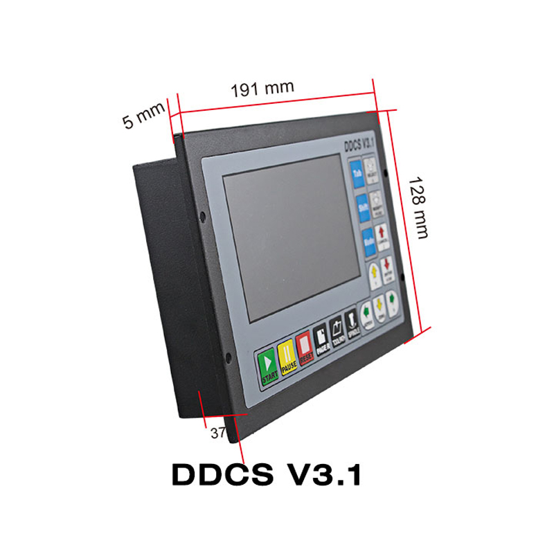 Stepping servo CNC numerical control offline control system three-axis four-axis engraving machine controller DDCSV3 1