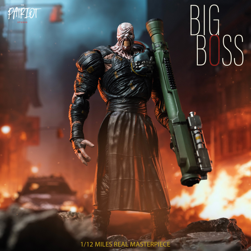 In Stock Genuine Patriot Studio Biohazard Tracker/Big Boss Action Figure Soldier In Stock Genuine Patriot Studio Biohazard Tracker/Big Boss Action Figure Soldier