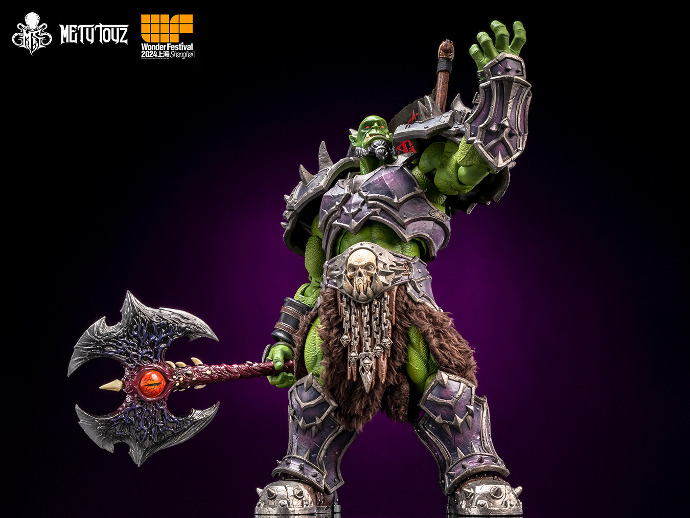 標本 Uruguay Thronistes rouxi 31mm METYTOYZ Purple Armor Orc 2024WF Limited Edition 1/12 Action