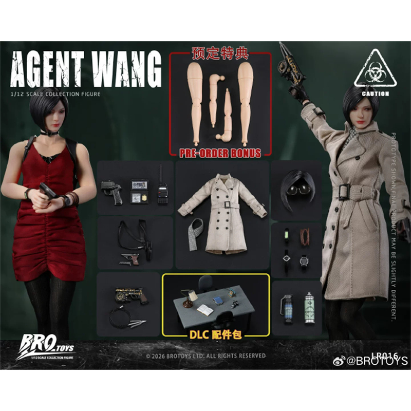 Brotoys 1/12 King Detective Ada King Lr016 Movable Eyes Action Figure Brotoys 1/12 King Detective Ada King Lr016 Movable Eyes Action Figure