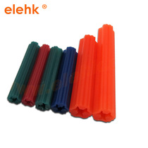 Manufacturers new PE environmentally friendly straight plastic expansion pipe rubber grain flat head plastic expansion plug CN5069 screw wall plug