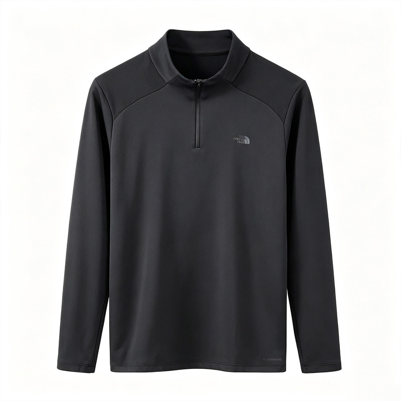 Thenorthface North Face Long-Sleeved T-Shirt Men's Casual and Comfortable Half-Zip Top 26 New Style 8Jcw Thenorthface North Face Long-Sleeved T-Shirt Men's Casual and Comfortable Half-Zip Top 26 New Style 8Jcw