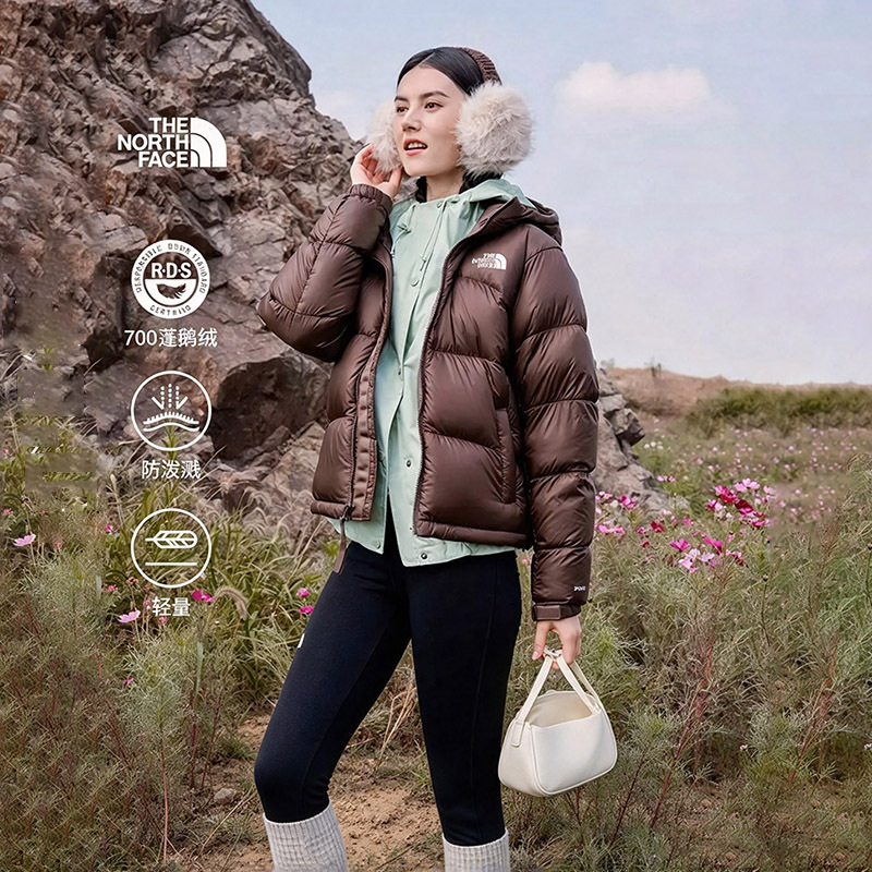 Thenorthface North Face down Jacket Women's 700 Fill Lightweight Warm Water-Repellent Puffer Jacket 26 New Model 8J6V Thenorthface North Face down Jacket Women's 700 Fill Lightweight Warm Water-Repellent Puffer Jacket 26 New Model 8J6V