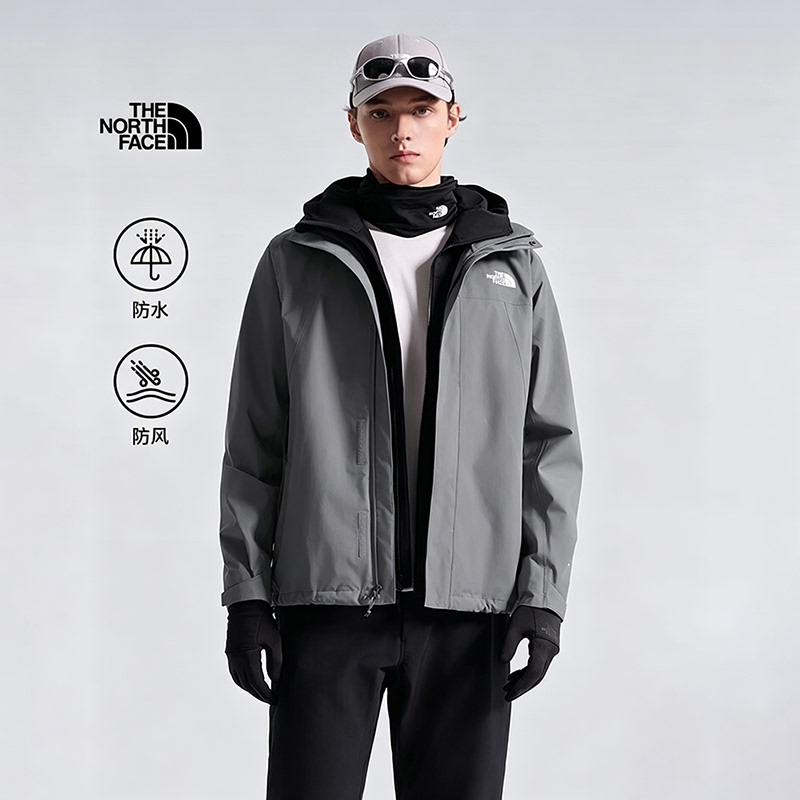 Thenorthface North Face Jacket Men's Waterproof Hard Shell Jacket with Inner Liner 26 New Model 8Gkx Thenorthface North Face Jacket Men's Waterproof Hard Shell Jacket with Inner Liner 26 New Model 8Gkx