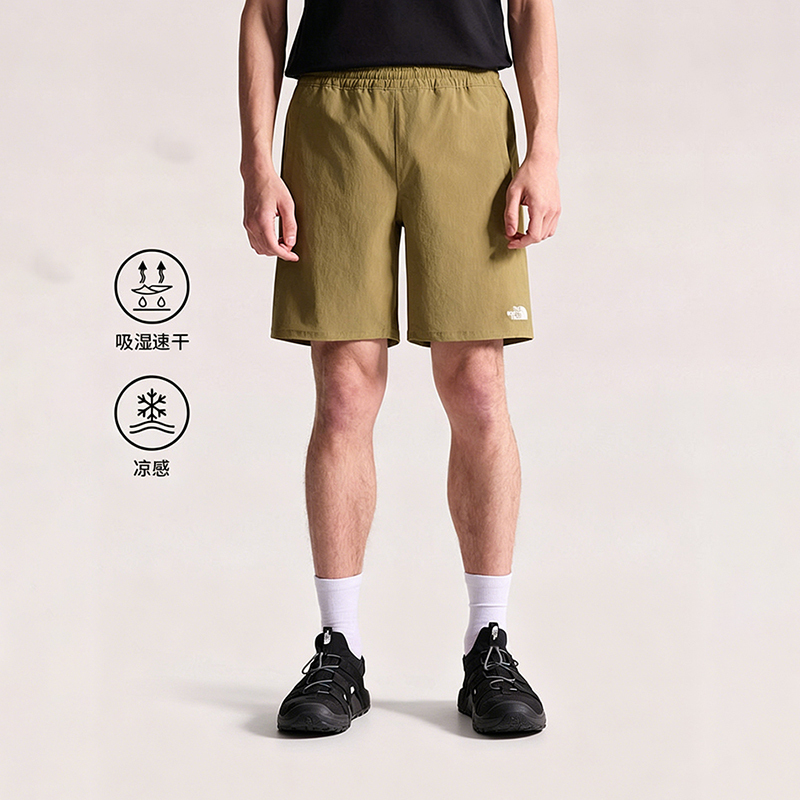 Thenorthface North Face Outdoor Men's 26 Spring and Summer New Cool Breathable Quick-Drying Pants Casual Shorts 7Wb7