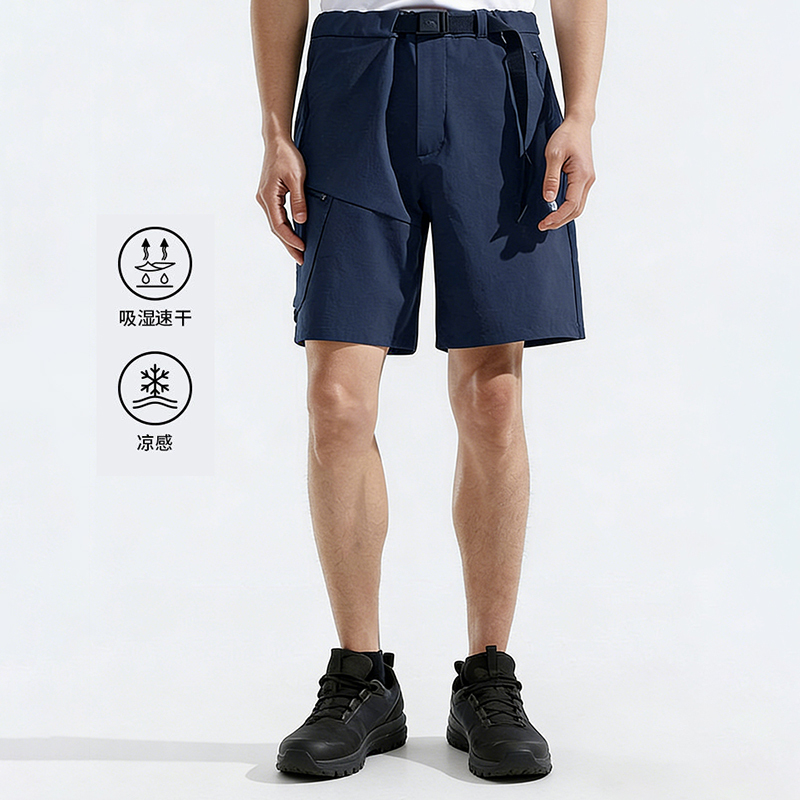 Thenorthface Men's Quick-Drying Pants, Cool Shorts, Outdoor Hiking Breathable Casual Shorts 87W4