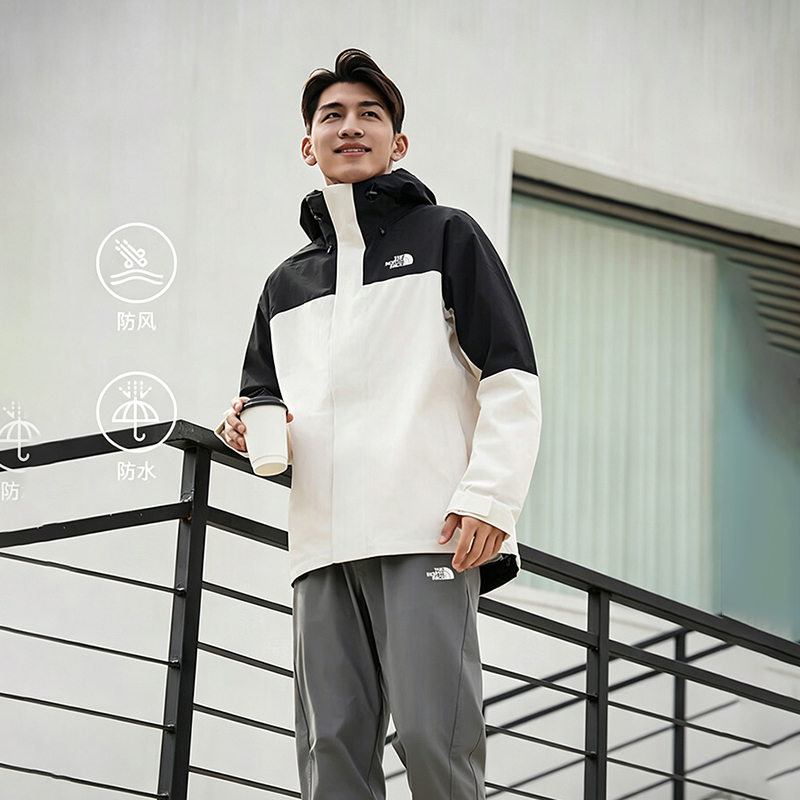 Thenorthface North Face Fleece Three-In-One Jacket Men's Sangro Valley Waterproof 26 New Model 89Zp Thenorthface North Face Fleece Three-In-One Jacket Men's Sangro Valley Waterproof 26 New Model 89Zp