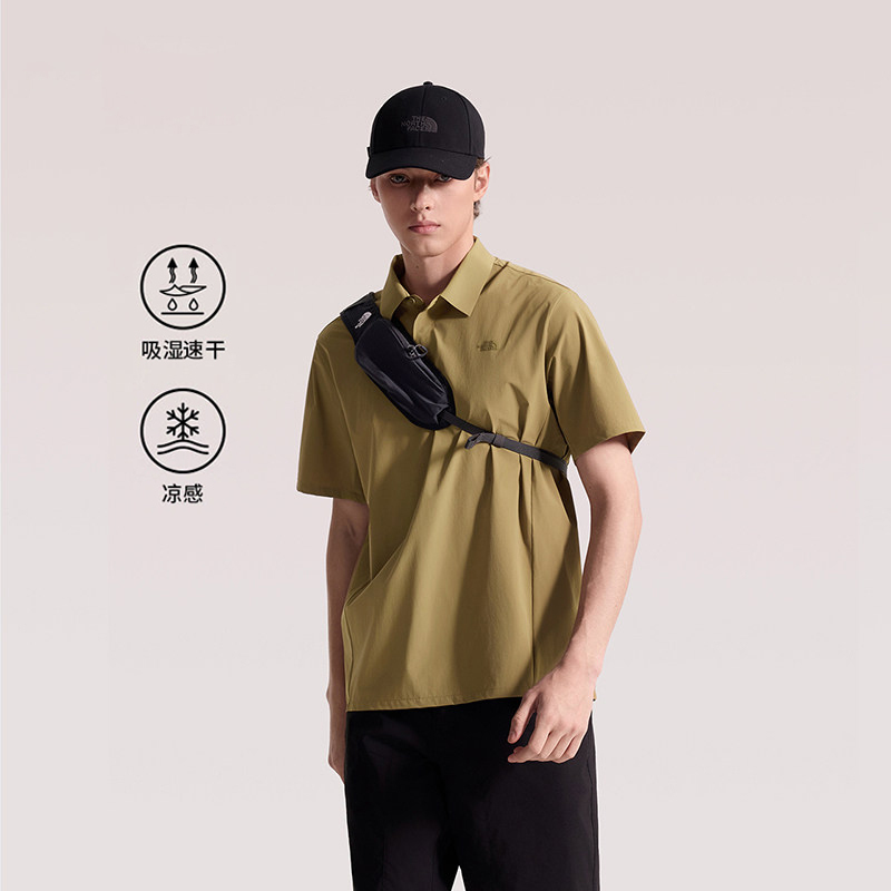 Thenorthface North Face Outdoor Men's 26 Spring/Summer New Moisture-Absorbing, Quick-Drying, Breathable Short-Sleeve Polo Shirt 8G7N Thenorthface North Face Outdoor Men's 26 Spring/Summer New Moisture-Absorbing, Quick-Drying, Breathable Short-Sleeve Polo Shirt 8G7N