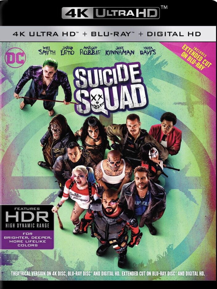 Suicide Squad (4K UHD) (HDR) (panoramic sound) (native Chinese word) blue CD