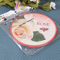 Korea Import Creative Resin Thickened Dining Mat Heat Insulation Table Mat Round Rose Pattern Dining Cushion Bowl Mat Dish Mat