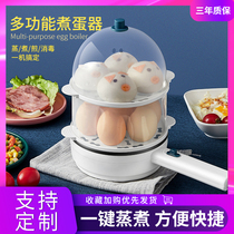Steamed egg-in-home automatic power-off kitchen small appliances double layer small multifunctional boiling pot gift custom logo