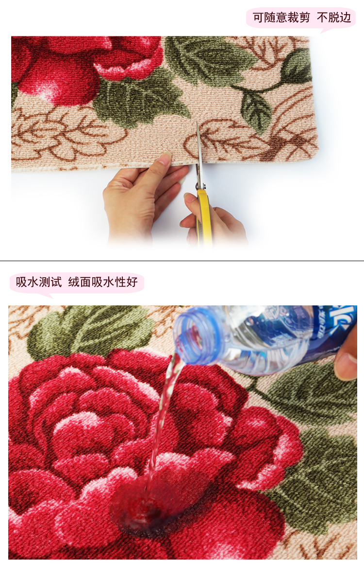 cửa thảm cửa cửa phòng khách phòng tắm phòng tắm nhà bếp thấm thảm sàn chống trượt có thể được cắt - Thảm sàn miếng xốp lót sàn cho bé