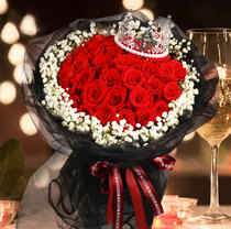 99 red roses birthday wedding bouquet Huizhou Wenzhou Dongguan Yangzhou Hangzhou flower shop flowers city delivery
