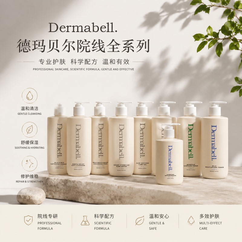 Korean Skin Management Demabel Toning 8 Water Soft Mask Powder Gel Essence Facial Cleanser Hospital-Grade Skincare Products