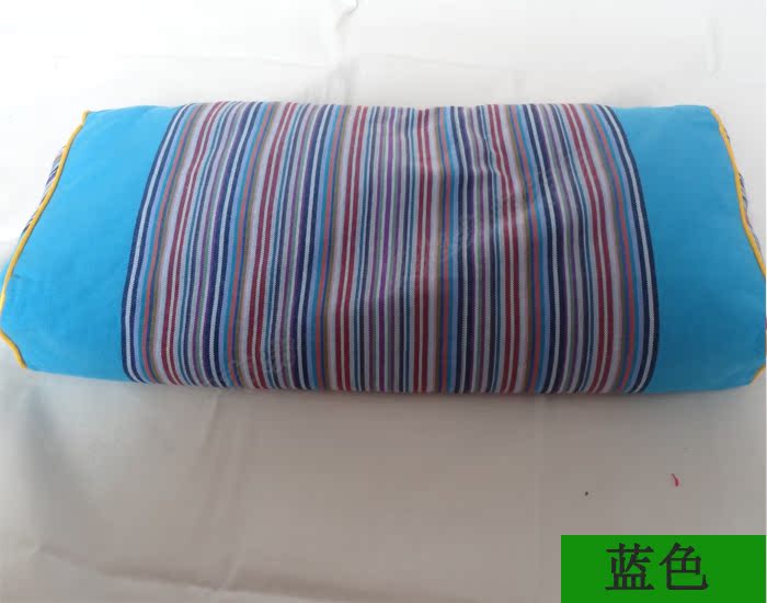 Cotton cũ thô vải kiều mạch Gối Sửa chữa gối chăm sóc sức khỏe cổ tử cung Mingmu đầy đủ gối kiều mạch đặc biệt cung cấp gối cao su non cho người lớn