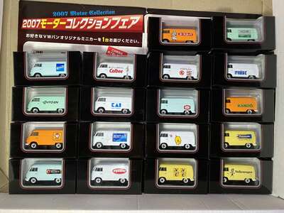Limited Edition 1:64: kyosho, Volkswagen, vw, t1, t2, t3 buses, Green Light original factory Johnny samba