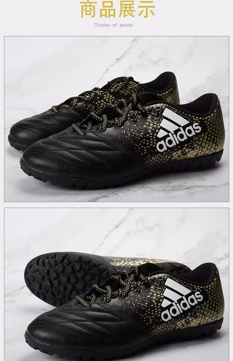 9000 chính hãng Adidas Star Series X16.3 bị hỏng đinh da tf giày da bóng đá nam BB4197 giày thể thao cao cấp