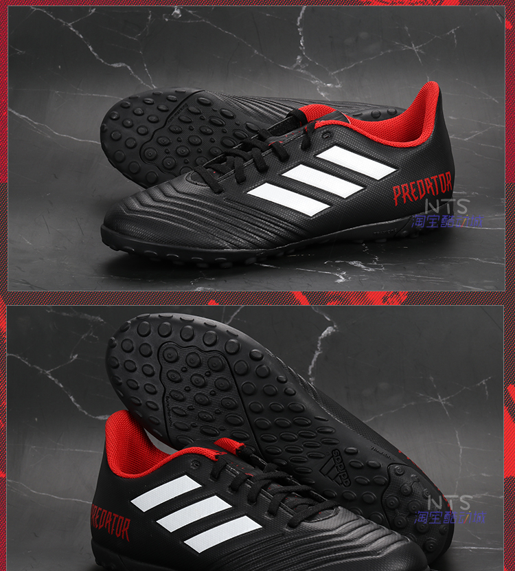 9000 chính hãng Adidas Predator Falcon 18.4 gãy móng TF giày bóng đá cỏ nhân tạo nam DB2143 - Giày bóng đá giày sneaker nam trắng