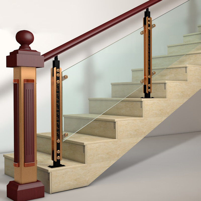 2021 New Aluminum Alloy Stairway Armrest Railings Post Modern Simplicity New Chinese Home Interior Decoration Columns