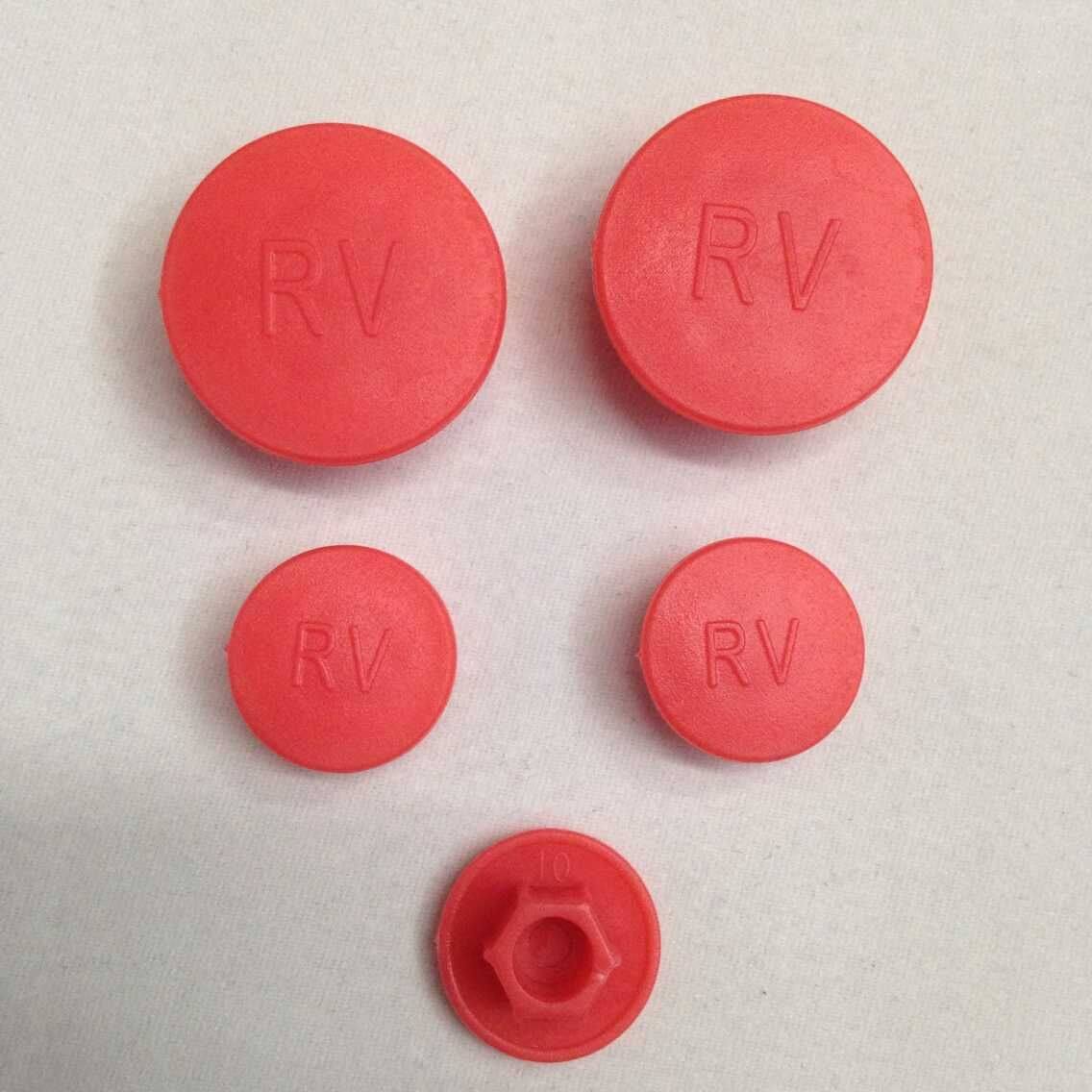 Red RV nylon inner hexagonal waterproof cap protection cover waterproof anti-rust anti-welding slag M3-M36 dust cap