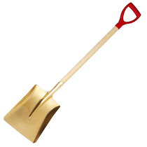 Tree planting extra large fireproof quality outdoor construction site sand shovel facility fire shovel hanger Linyuan aluminum green all steel