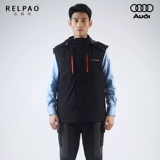 Audi, зимний утепленный пуховик для работы, съемный черный жилет, делается под заказ