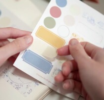 naiyoustore art small crowdsticker label sticker and paper stamp