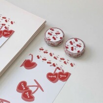 naiyoustore new Korean mazzzzy girl heart brand representative tape hand