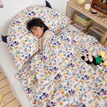 Mitch pure cotton summer quilt with cartoon lovely children All cotton Summer cool quilts by air conditioning thin student Dormitory Single nap