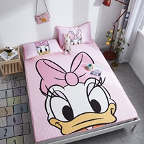 Don Old Duck Latex Cool Mat Three Sets Cartoon Children Cute Air Conditioning Soft Mat Dormitory Washed Ice Silk Girl Summer