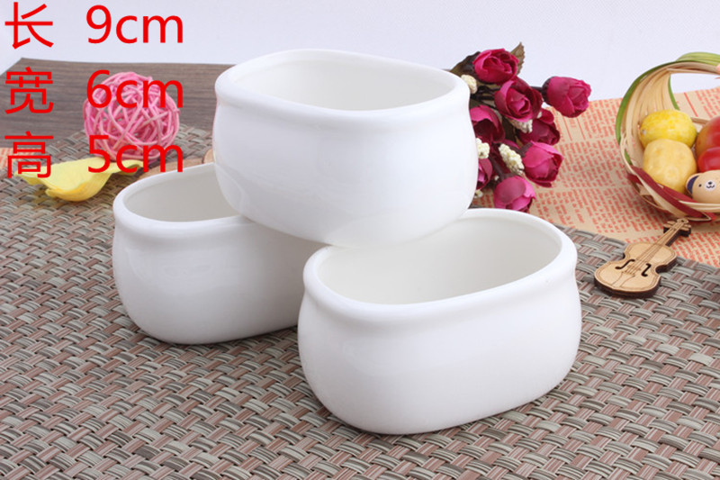 Hotel cutlery Magnesium white porcelain Ceramic Coffee Eurostyle Sugar Jars sugar Milk Flush shaped sugar vat