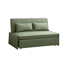 PODO sofa bed dual-use folding bed cream style fabric sofa multi-functional small living room double small sofa L