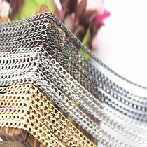 3MM mm wide metal flat chain fine chain sub light chain hardware clothing ingredients accessories DIY handmade flow Su chain