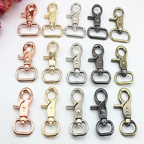 Shoulder strap hook Buckle Ornament Light Golden Key Button Large Lobster Button Dog Buttoned Hook Buttoned connection Buckle Accessories