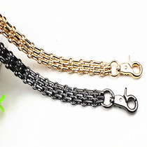 High-end high quality DIY ornament accessories accessories bag chain light gold metal chain light golden skew cross shoulder strap
