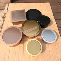 Round inlay-In lid 304 stainless steel kitchen built-in small trash can flap cover square countertop decorative lid