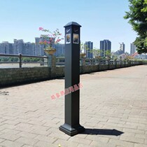 Outdoor cigarette butt column stainless steel smoke barrel smoking area can be fixed smoke smoke column cigarette head collector ash trash can