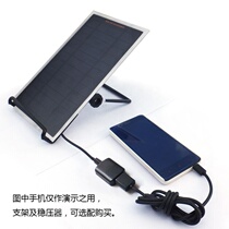  3W4W5W6W6V solar panel 3 7V lithium battery charging 5V voltage regulator Mobile phone charging lighting Photovoltaic power generation